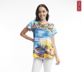 Contemporary Crew T-shirt-Boats