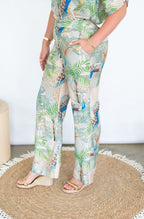 Peacock in Palace Pants