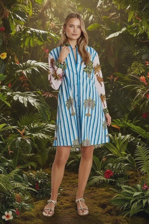 Congo Shirt Dress Orchid