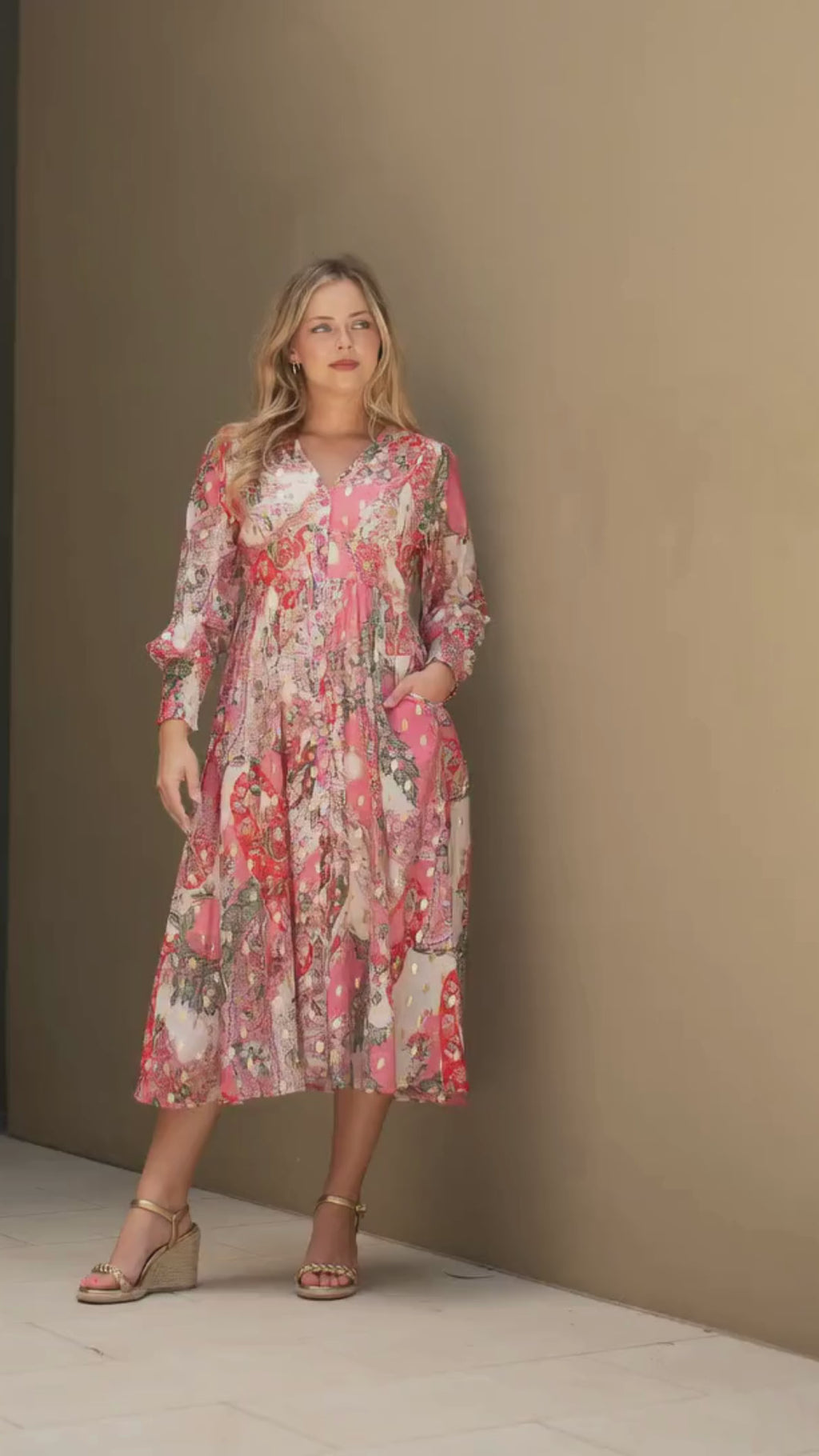 Paisley Midi Dress
