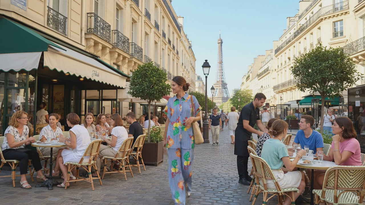 NU Striped shirt Cobalt