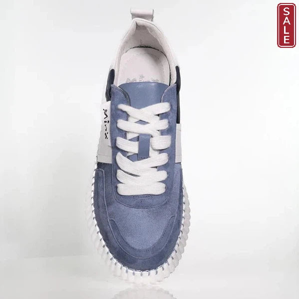 Minx Racer denim suede
