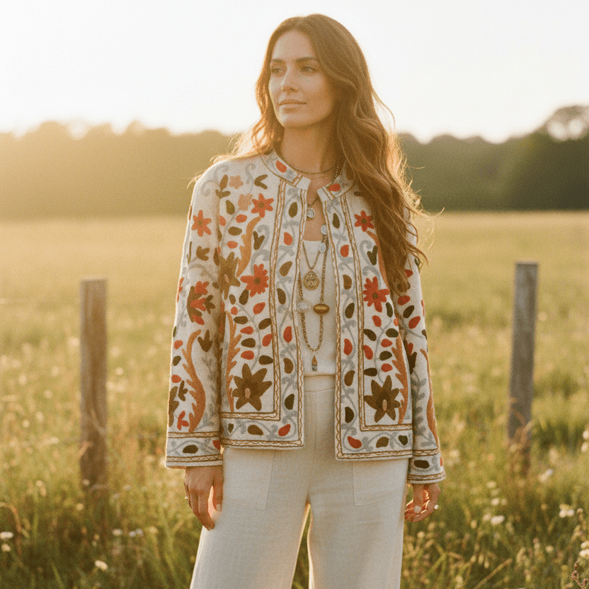 Sujami Cotton Jacket Mandala