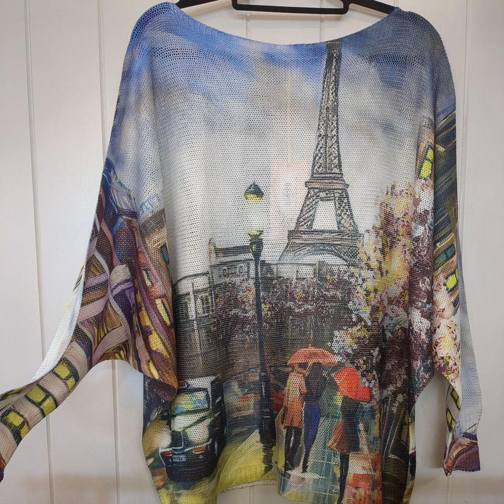 Rainy Day in Paris Knitted Top Rosa JoJo