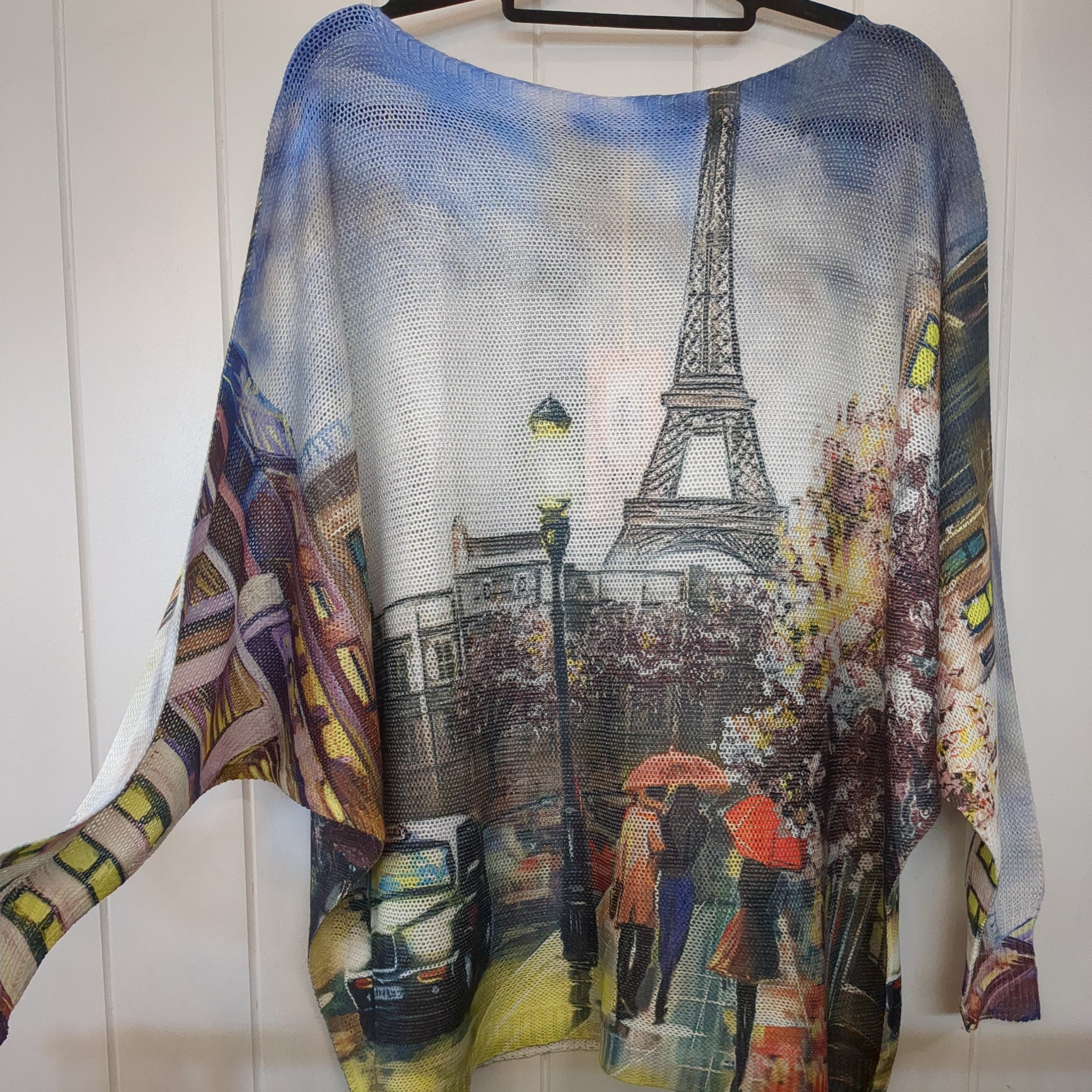 Rainy Day in Paris Knitted Top Rosa JoJo