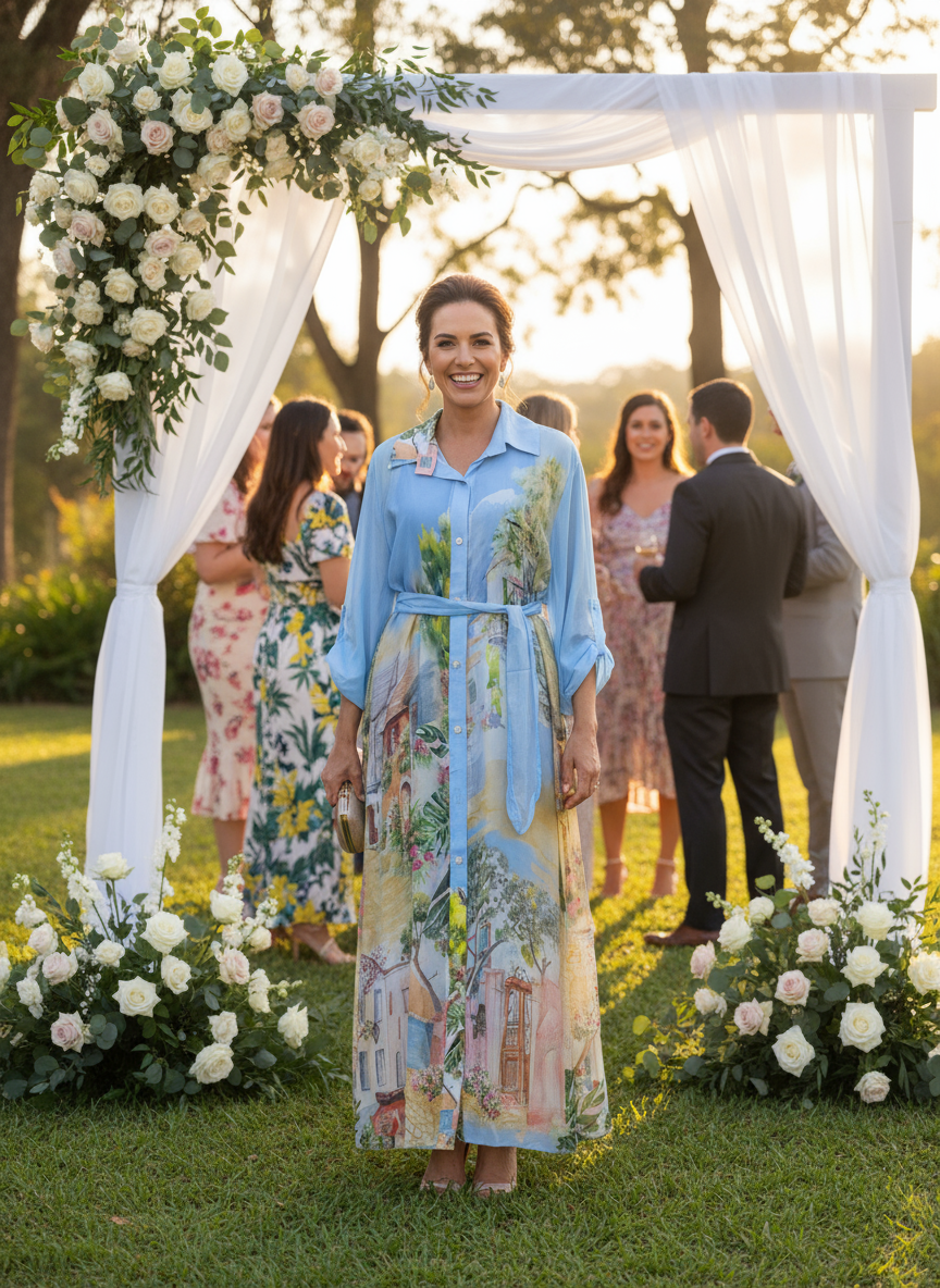 AE Silky Shirt Dress