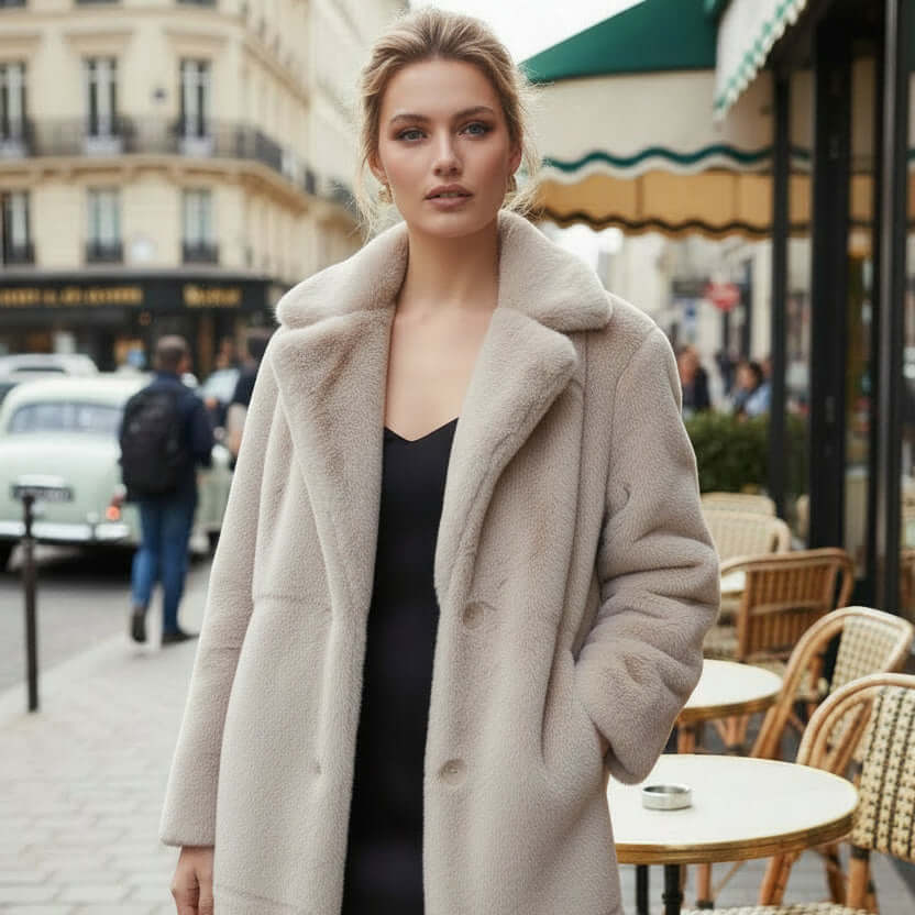 Farrah Faux Fur Coat Autn