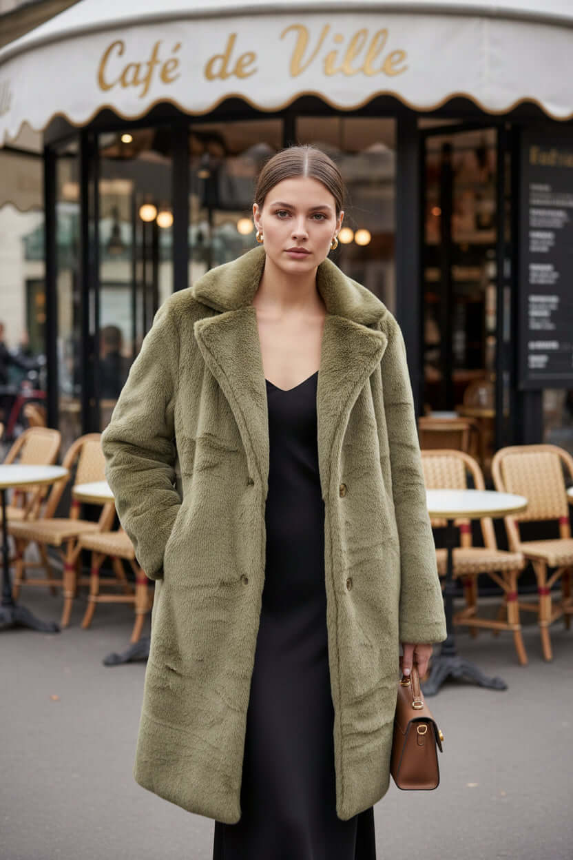 Farrah Faux Fur Coat Autn