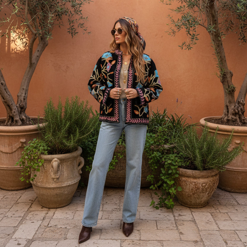 Sujami Emblem Jacket Mandala