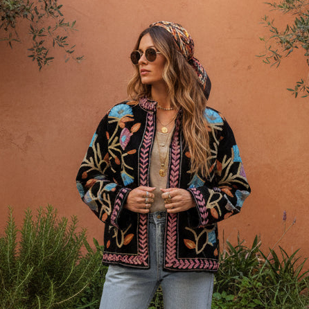 Sujami Emblem Jacket Mandala