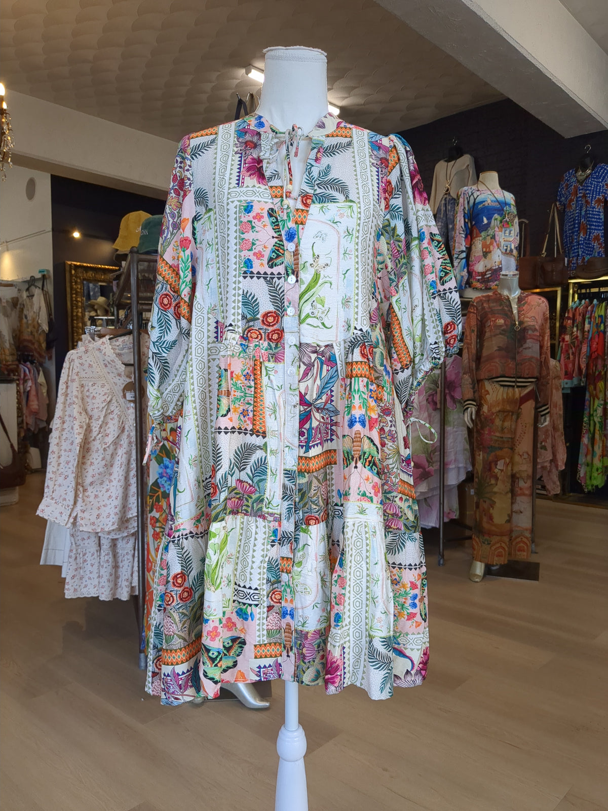 Mykonos  Knee Length Dress