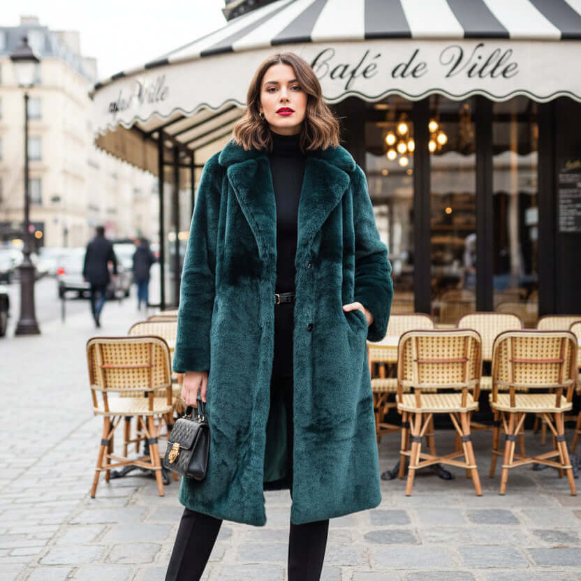 Farrah Faux Fur Coat Autn