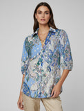 Blue Paisley Blouse So in style