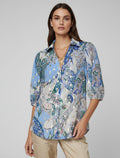 Blue Paisley Blouse So in style