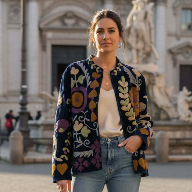Sujami Emblem Jacket Mandala