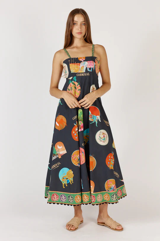 Down Under Sundress Black