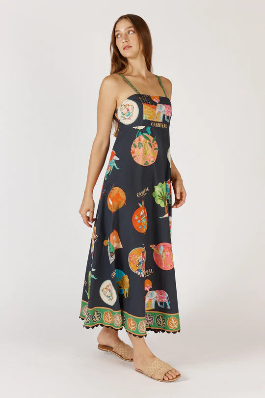 Down Under Sundress Black