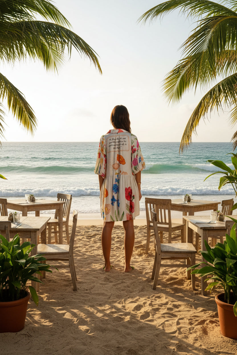 Rubyyaya Tea Dress CREAM