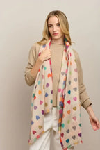 Romance Scarf Cream Gypsyroad Bowral
