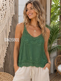 Lulusun Cotton Crochet Singlet