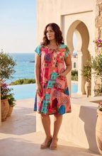 Rabat Flared Shift Dress Orientique