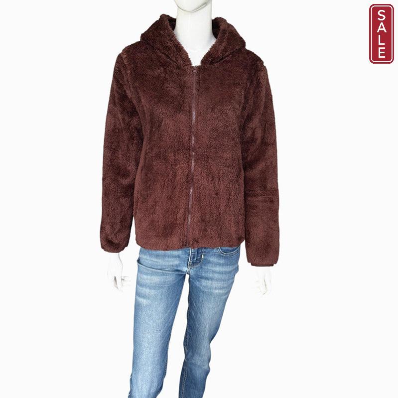 Teddy Fur Hood Jacket