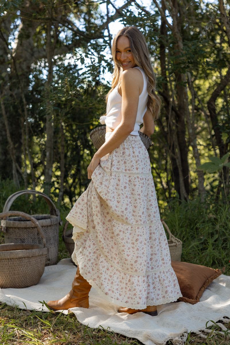 Ditsy Boho Skirt