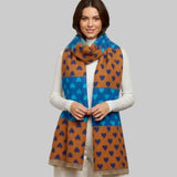 Blue Sweet Heart Scarf Tiger Tree