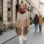 Chocolate  Sweet Heart Scarf Tiger Tree
