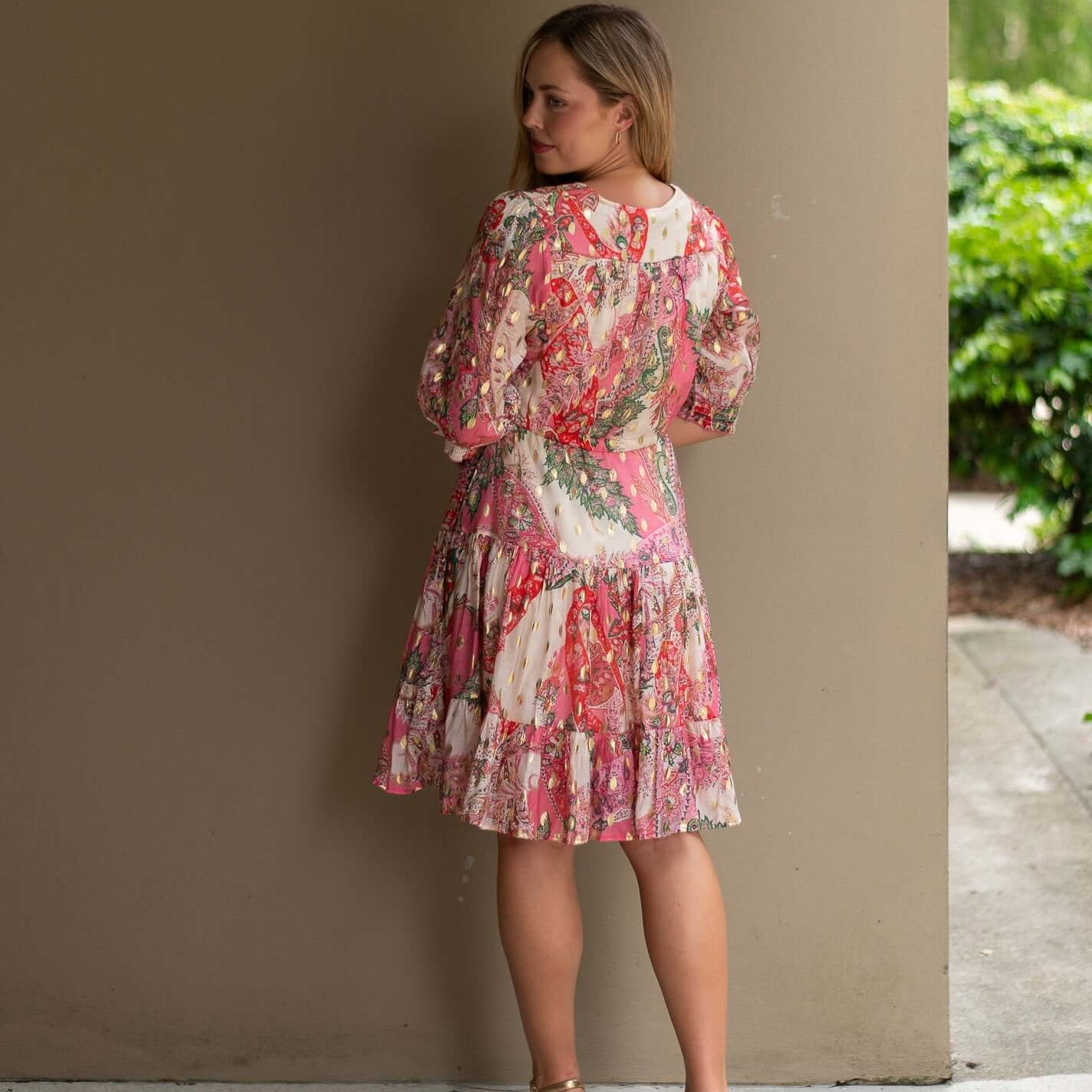 Paisley Selma Dress pink So in style