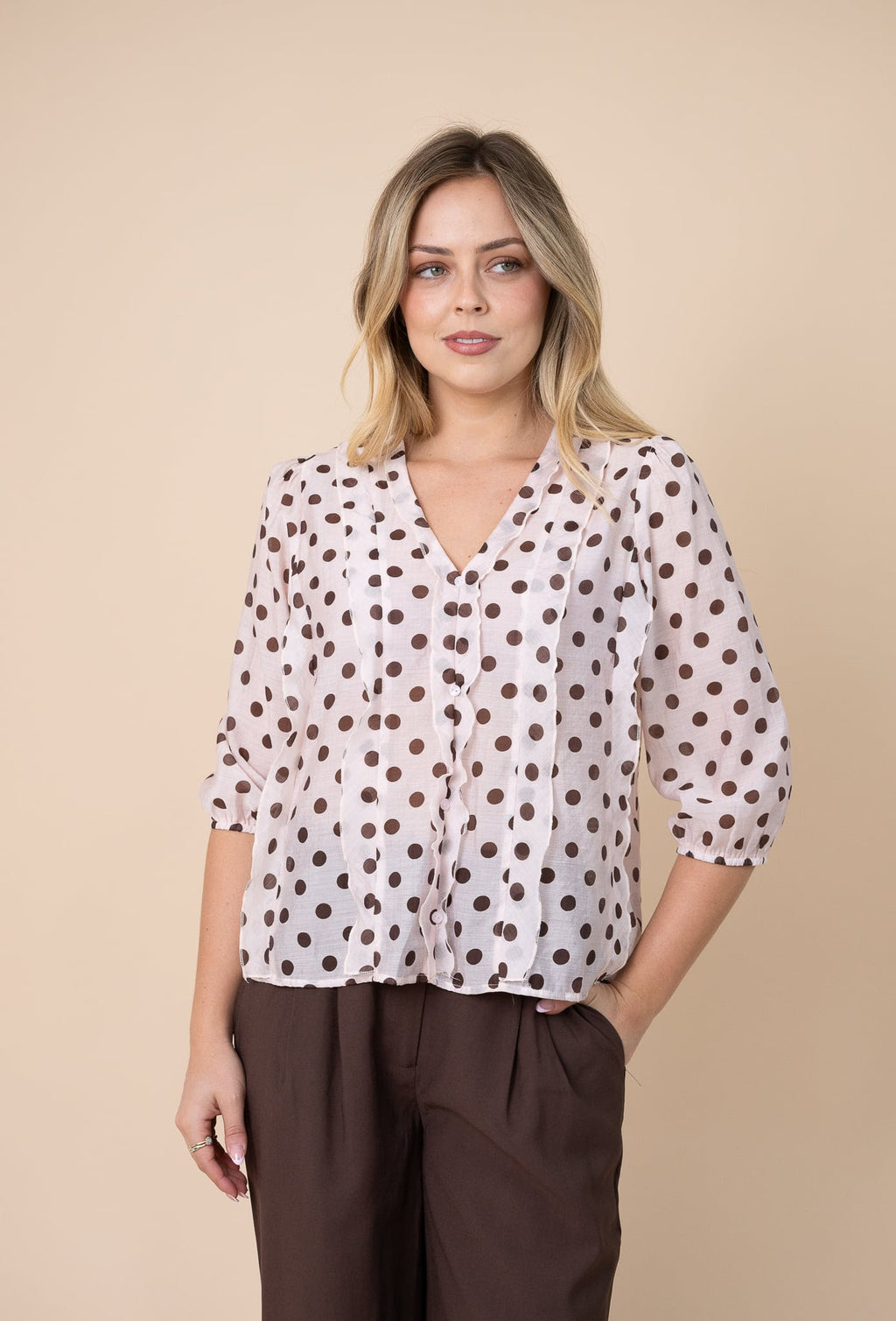 Sister Polka Dot Blouse