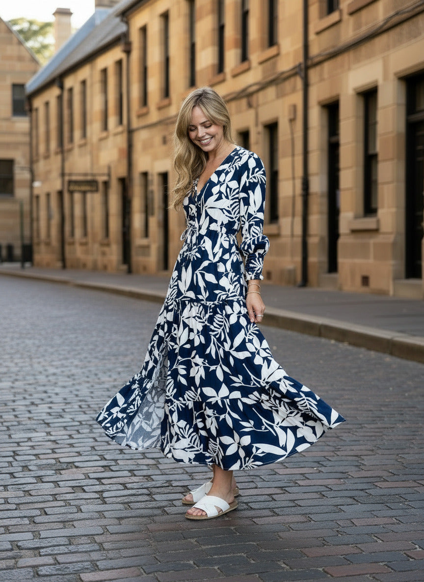 SIS Mono Petal Selma Dress