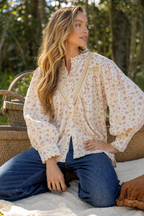 Ditsy Boho Blouse