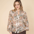 Patchwork Print Blouse So in style