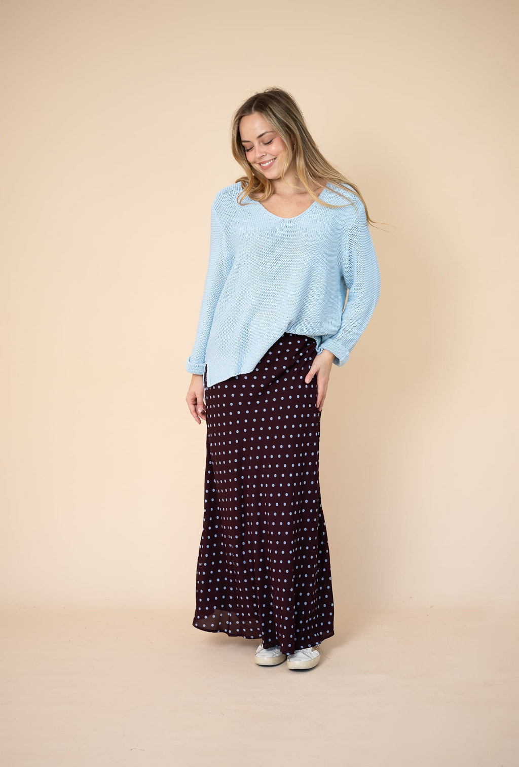 Polka Dot Skirt so in stlye