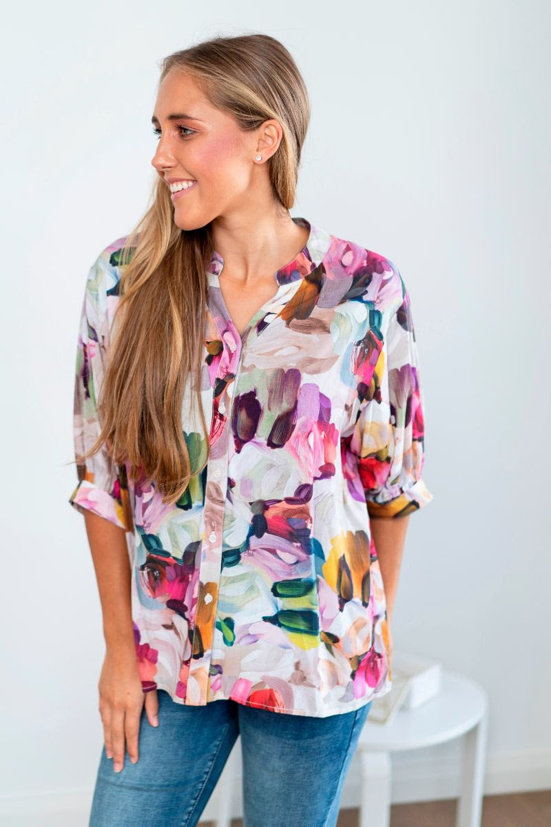 Bishop Blouse -abstract