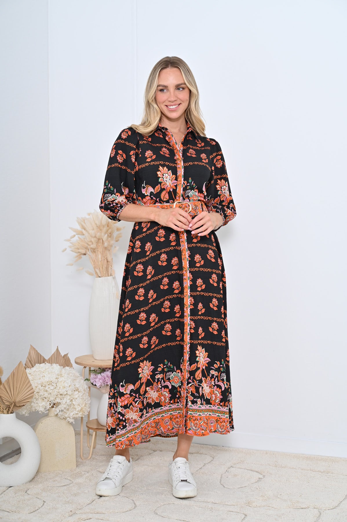 Bassett Maxi Dress black