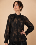 Luella Lace Blouse Black So in style