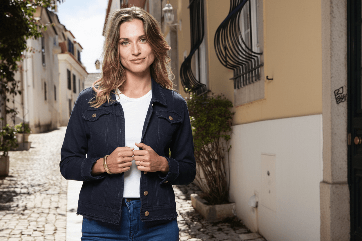 Linen Essentials Jacket Orientique