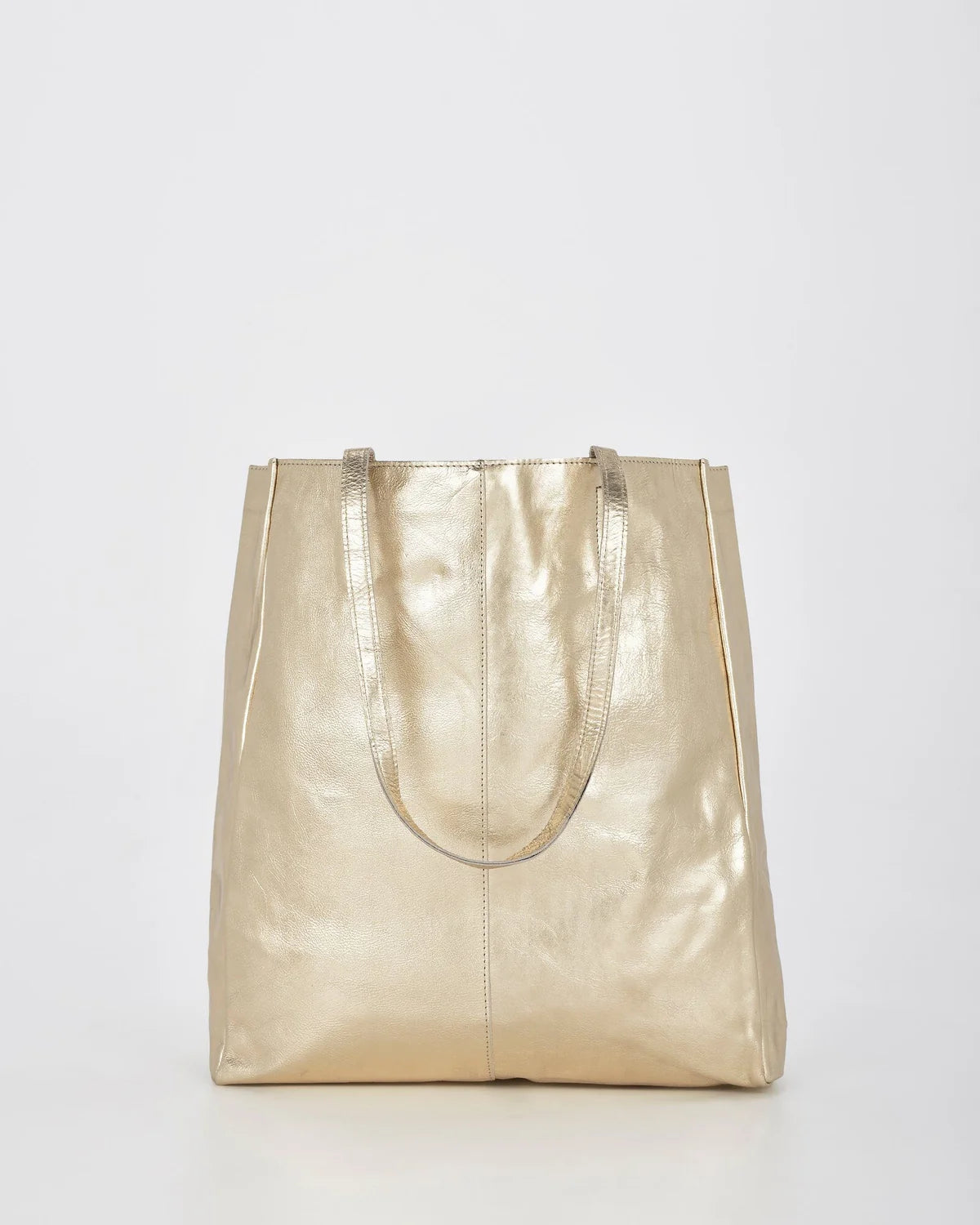 Venus Metallic Leather Hobo