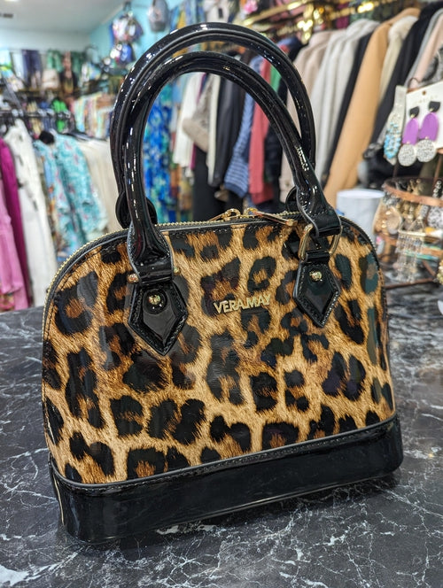 vera may Bag Dolly Bag- Leopard