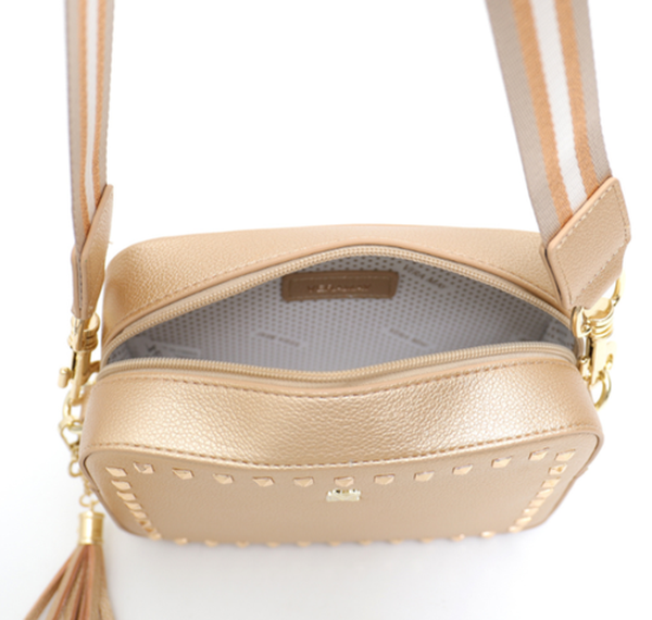 vera may Bag Ezra Crossbody Bag- gold