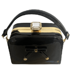 vera may Bag Sadria patent evening bag