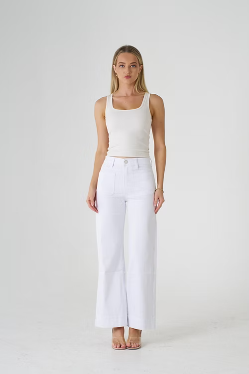 Wanderer White Jeans
