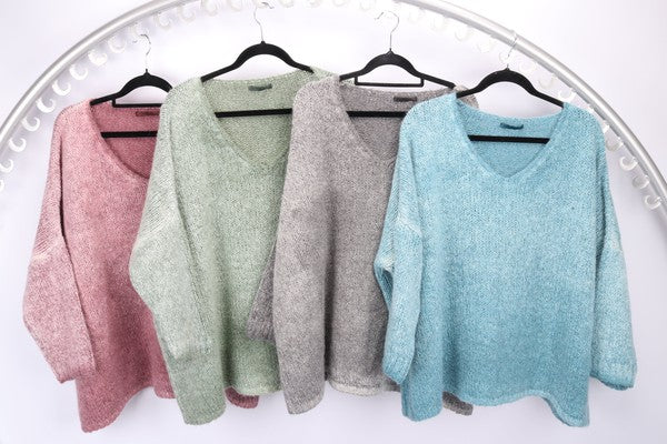 Wednesday Lulu knitwear Grey / one size WL Eline jumper