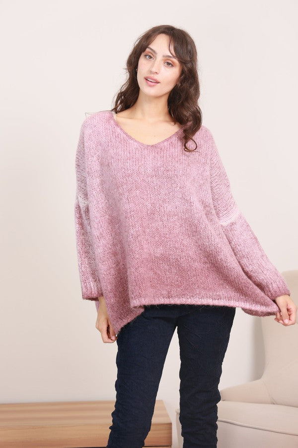 Wednesday Lulu knitwear Pink / one size WL Eline jumper