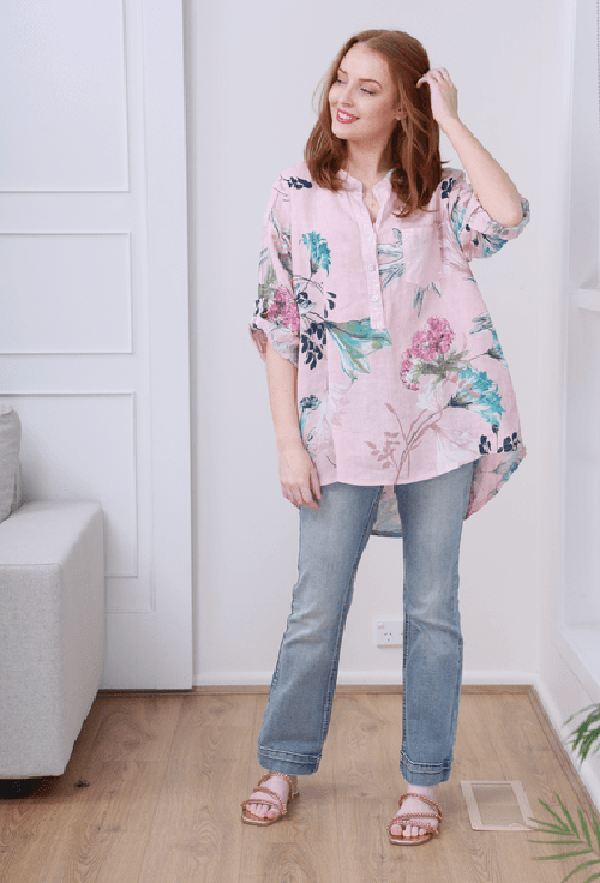 Wednesday Lulu Shirts & Tops Ira Linen top