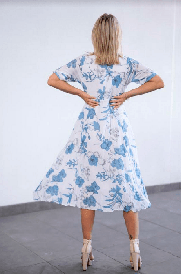 willow tree Dress Jade Floral panelled dress