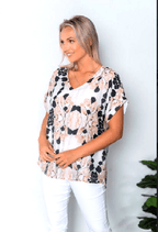 WT Lynn Leaf blouse