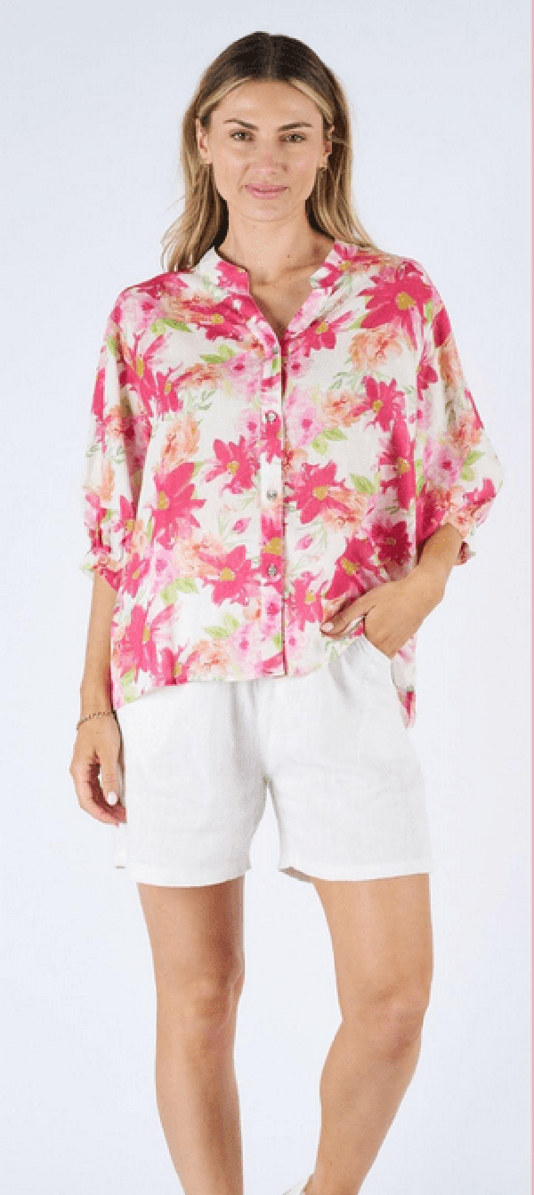 Worthier Shirts & Tops Aurelia Linen Shirt